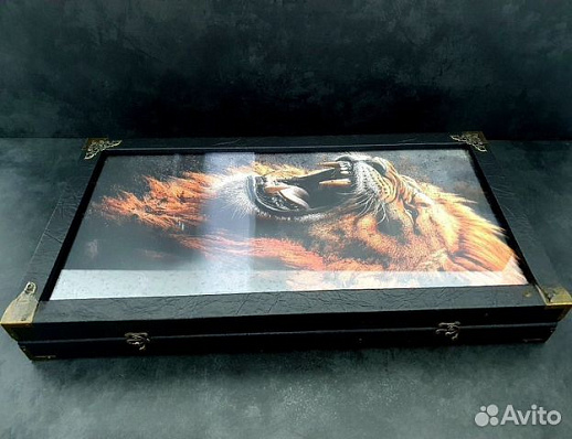Премиальные нарды «Лев» купить с доставкой Премиальные нарды «Лев»