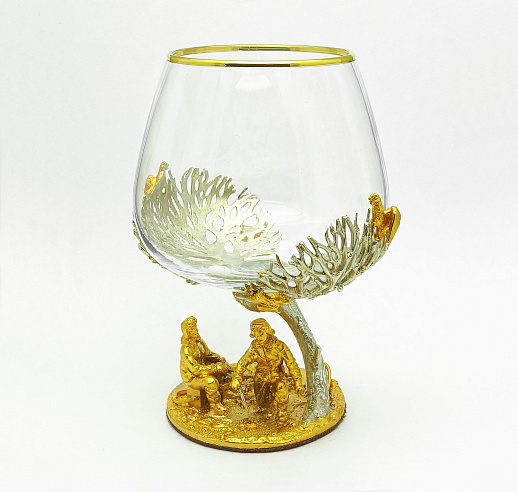 Подарочный бокал для коньяка "Зимняя рыбалка" купить с доставкой Подарочный бокал для коньяка "Зимняя рыбалка"