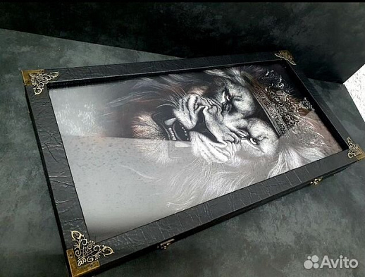 Премиальные нарды «Лев» купить с доставкой Премиальные нарды «Лев»